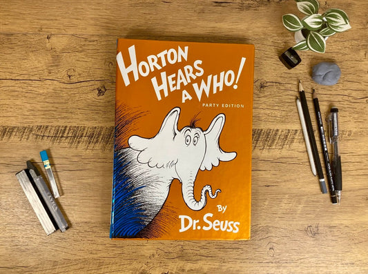 Large, Altered Book, Elephant, Drawing Journal