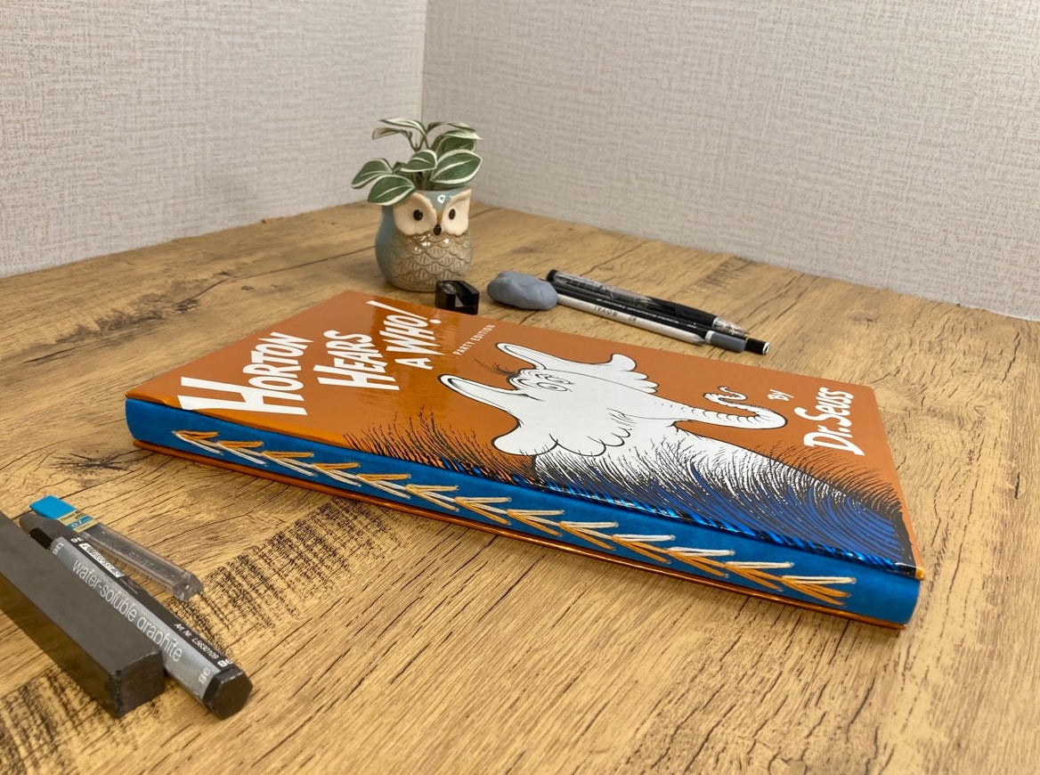 Large, Altered Book, Elephant, Drawing Journal