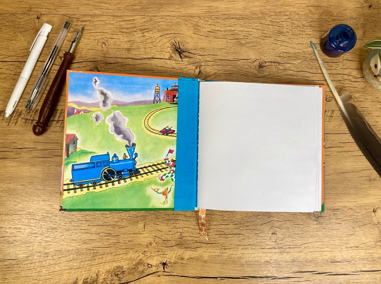 Small, Altered Book, Train, Writing Journal