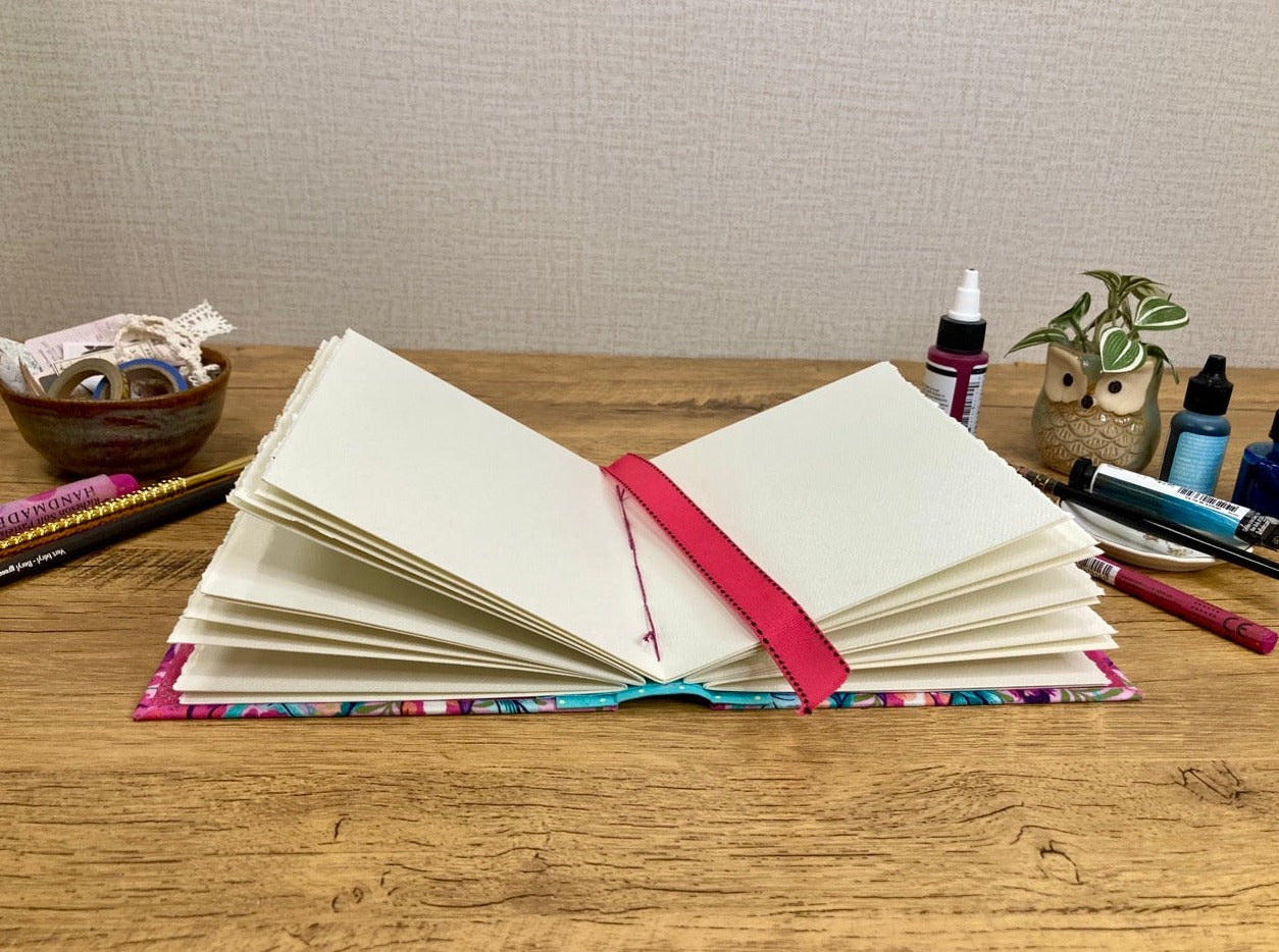 Small, Pink Deer, Watercolor Journal