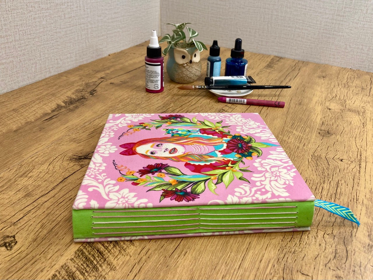 Medium, Pink Curioser and Curioser, Watercolor Journal