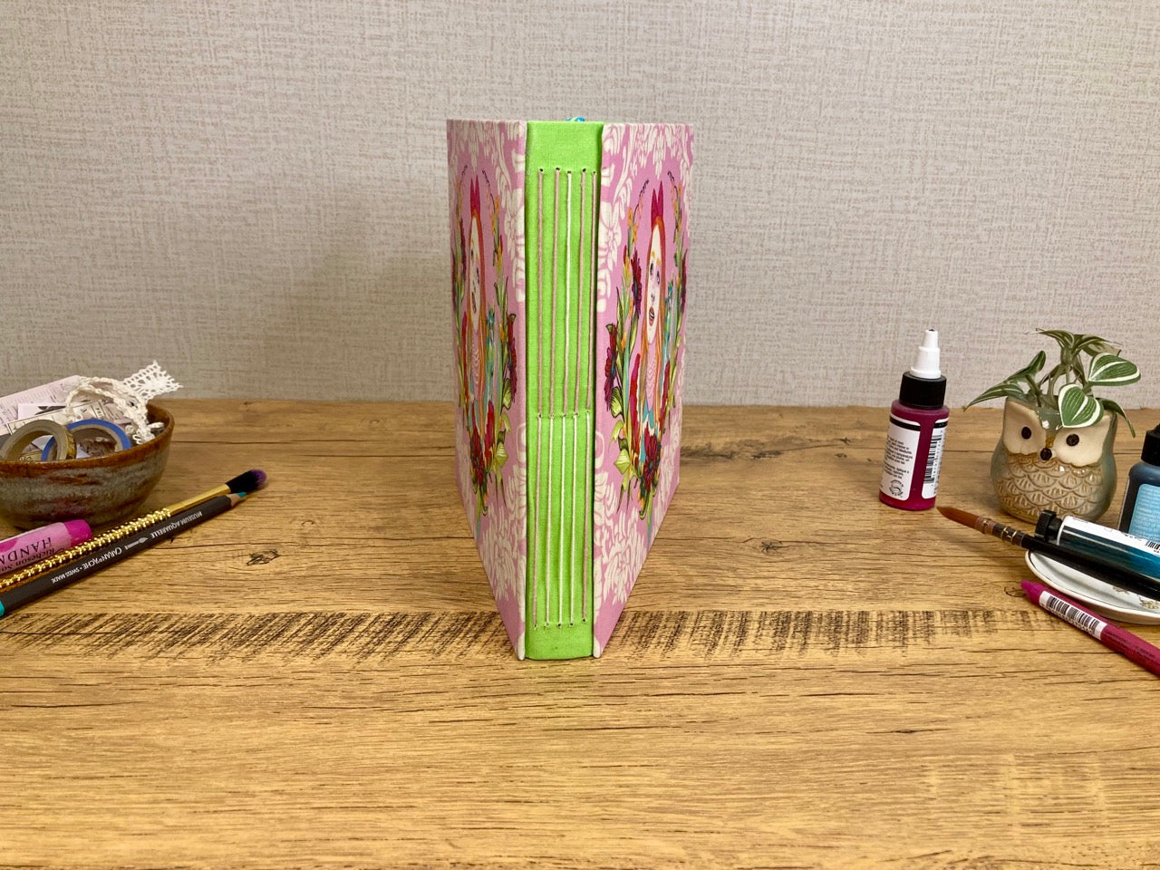 Medium, Pink Curioser and Curioser, Watercolor Journal