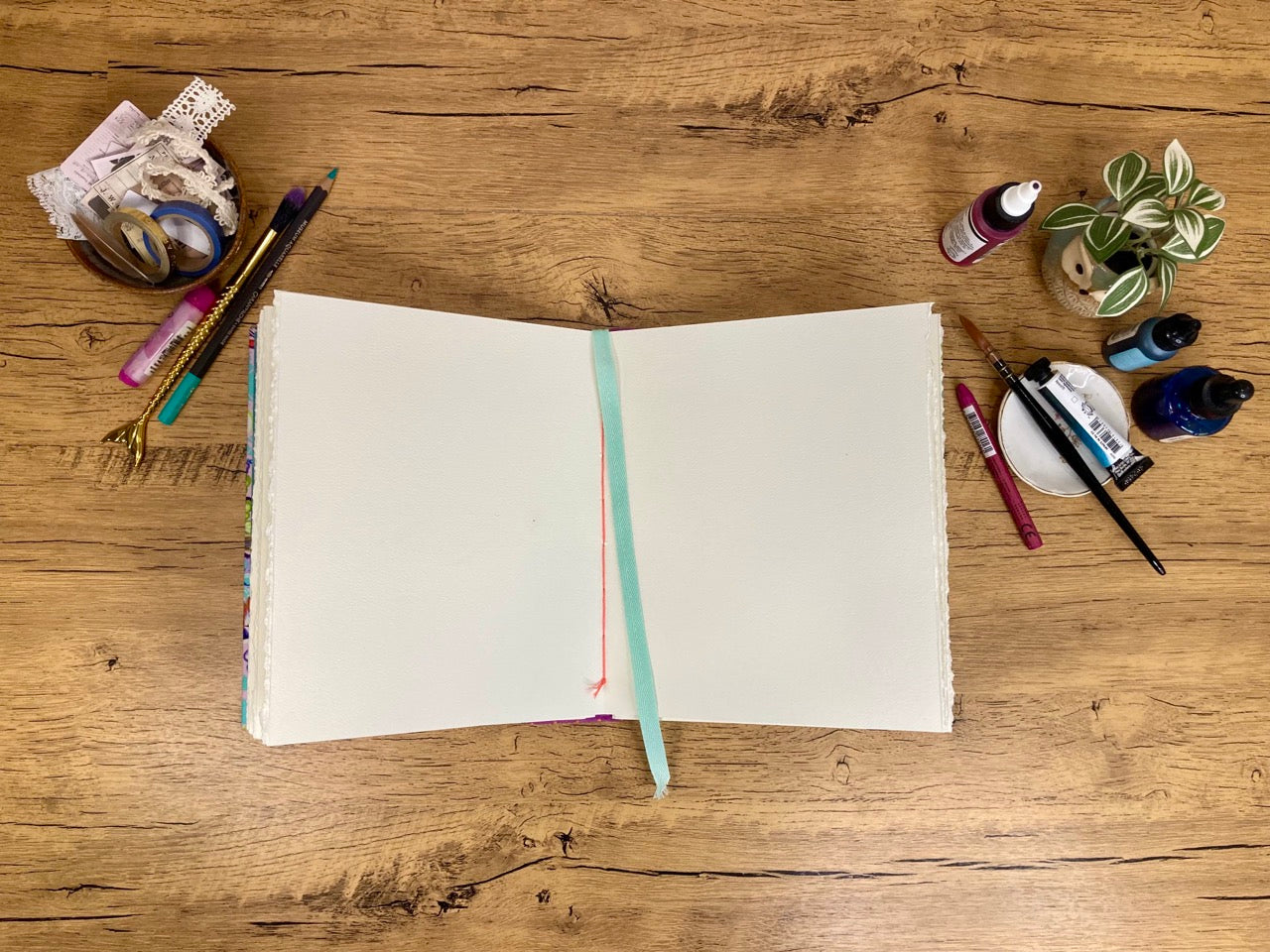 Medium, Marie Antoinette Seaside Couture, Watercolor Journal