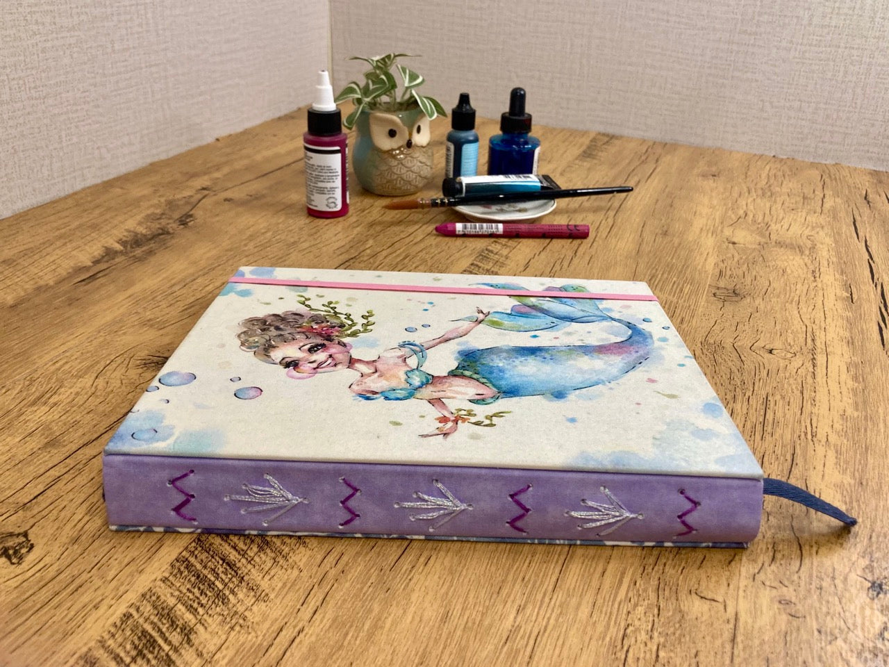 Medium, Mermaid, Watercolor Journal