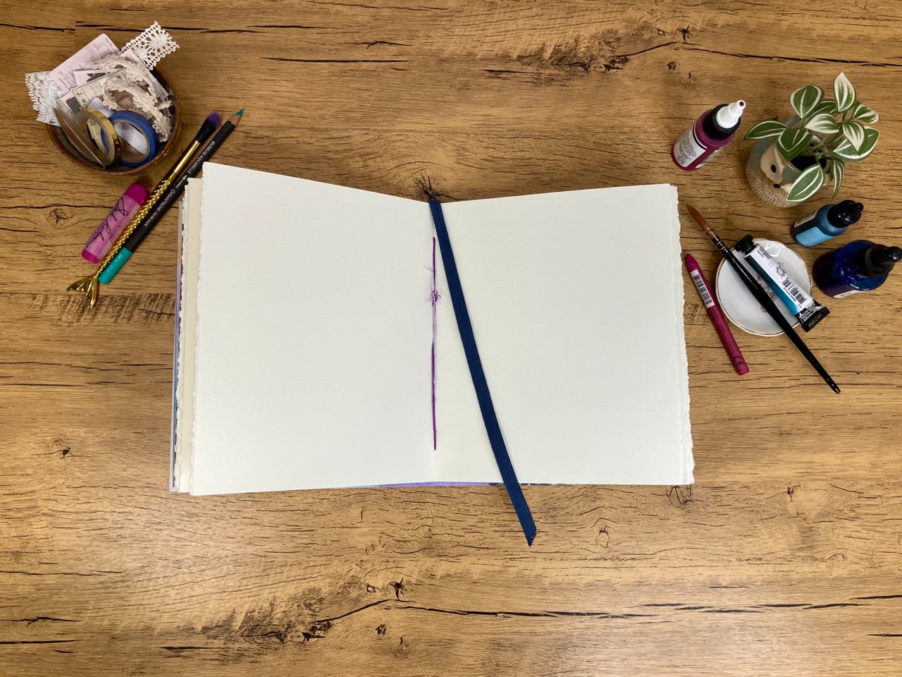 Medium, Mermaid, Watercolor Journal