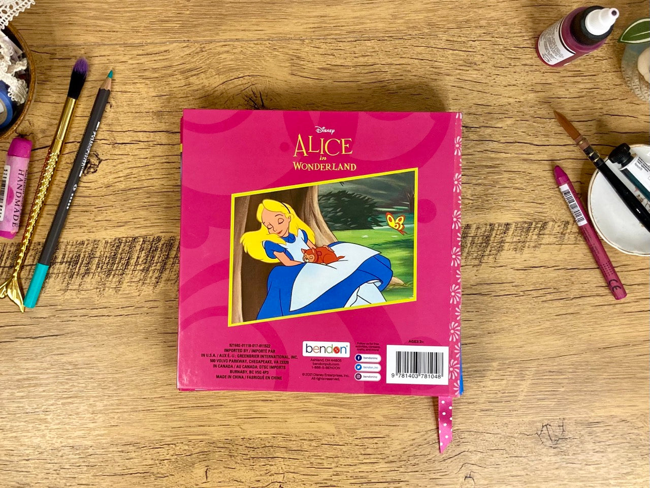 Medium, Altered Book, Curioser and Curioser, Watercolor Journal