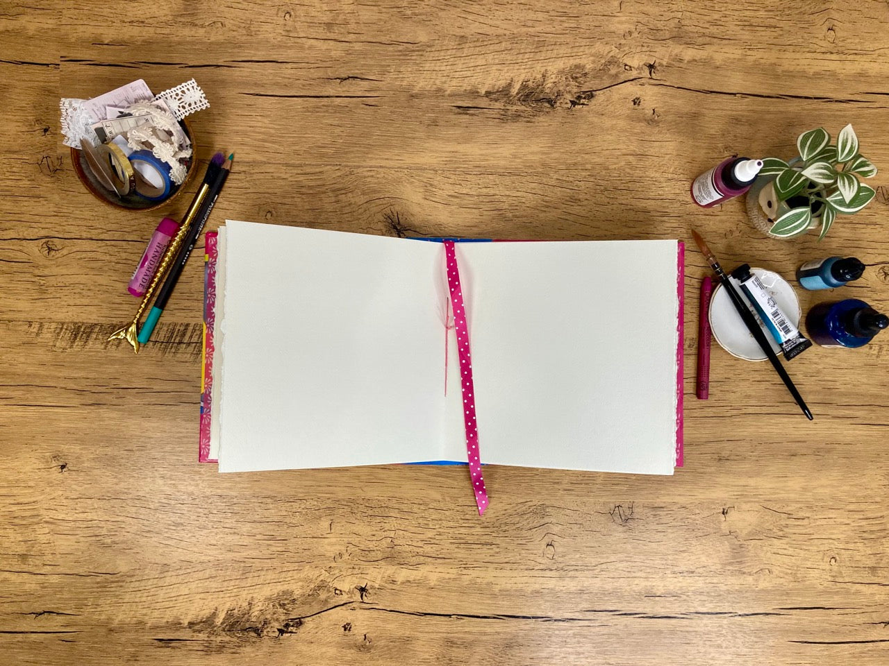 Medium, Altered Book, Curioser and Curioser, Watercolor Journal