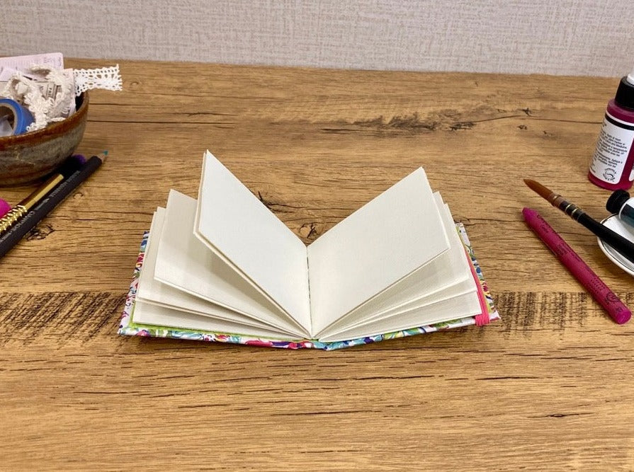 Mini (3x3), Bright Floral, Watercolor Journal