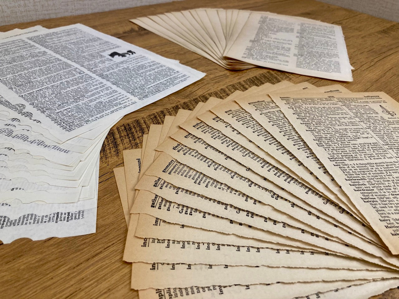 Vintage Dictionary Book Pages (50 sheets)