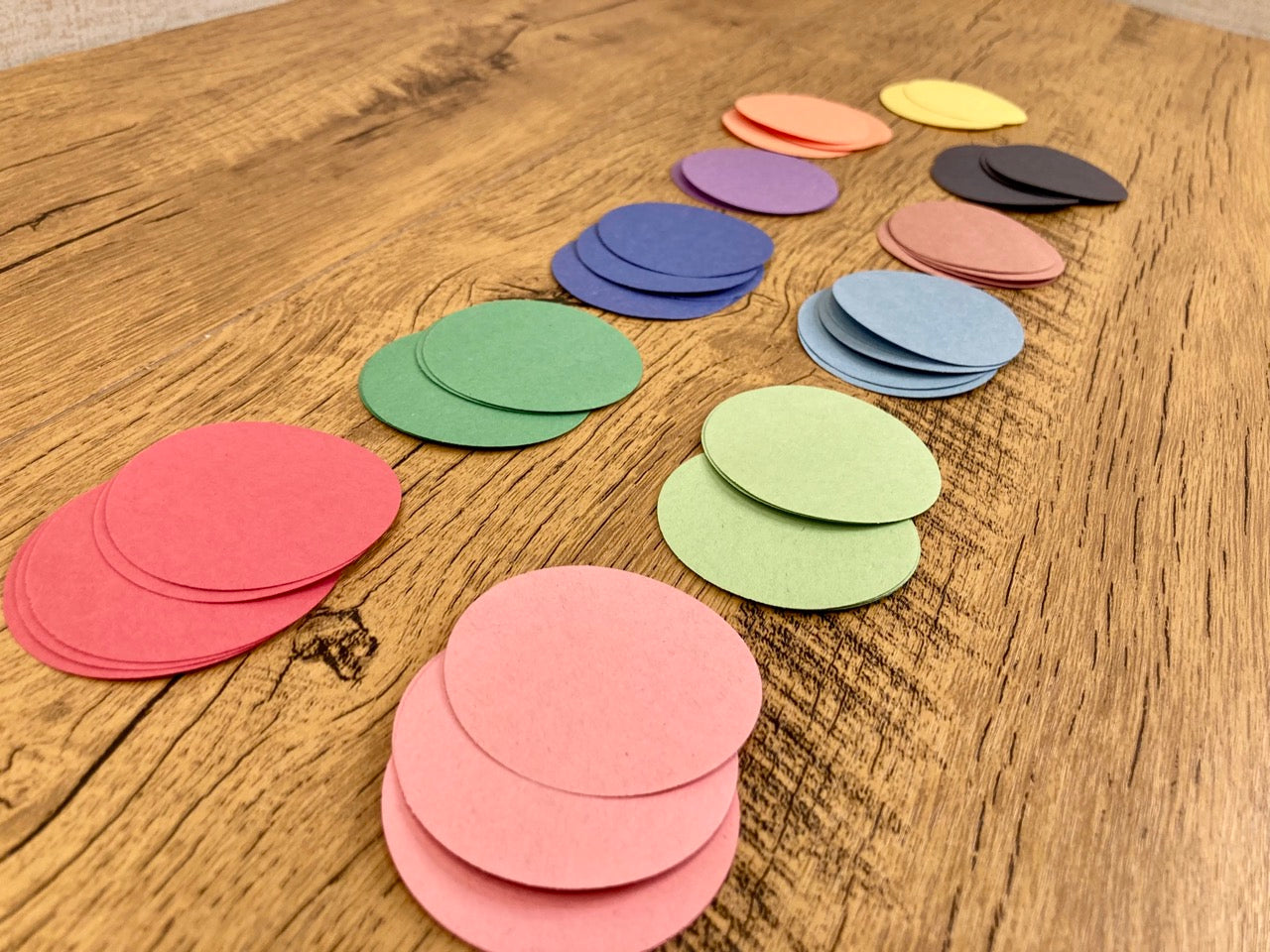 2 inch Multi-color Circles (55 pieces)