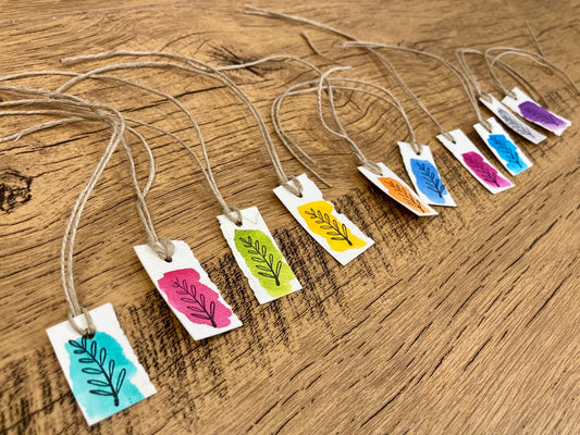 Watercolor Fern Label (10 labels)