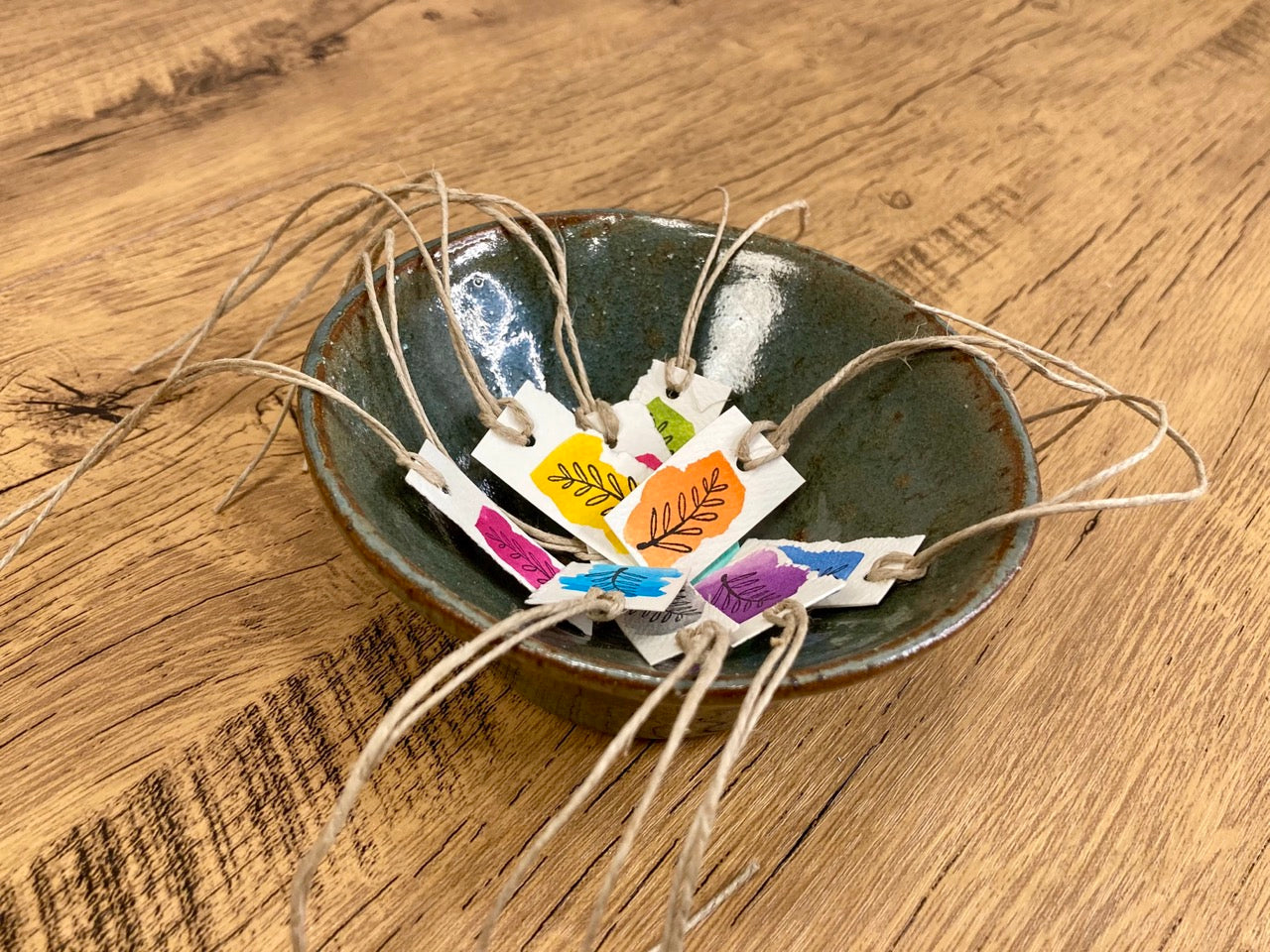 Watercolor Fern Label (10 labels)