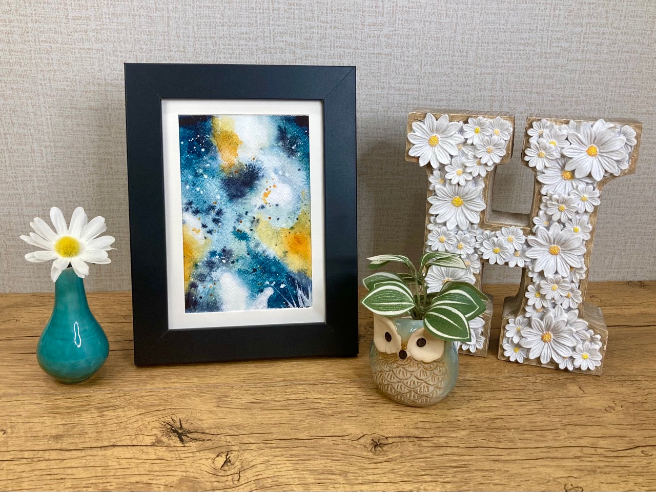 Under the Clouds, Original Mixed-Media Abstract Painting