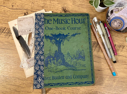 Medium, Vintage Altered Book, Music, 1934, Naked Junk Journal