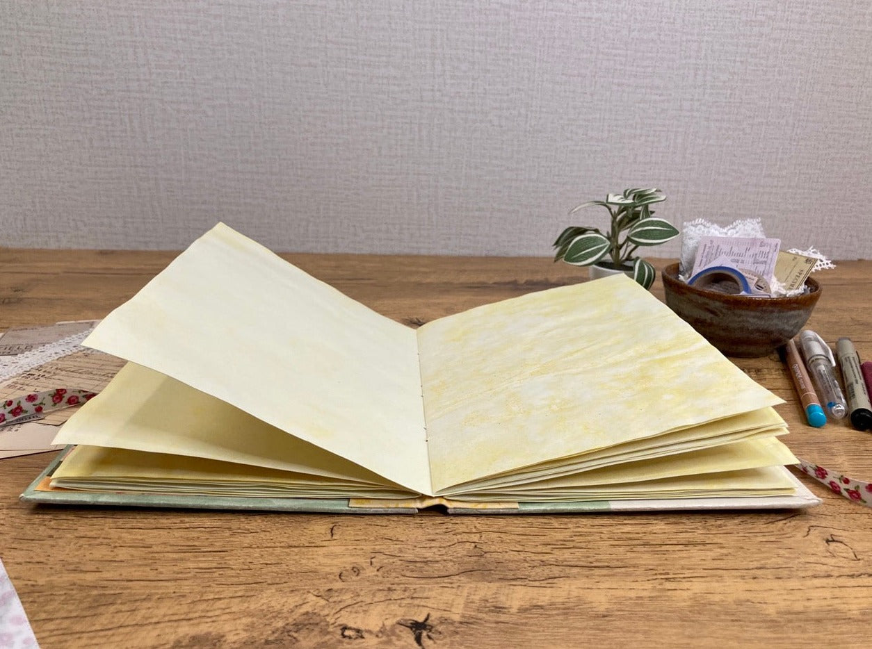 Medium, Vintage Altered Book, Baby Chicken, Eco-dyed Journal