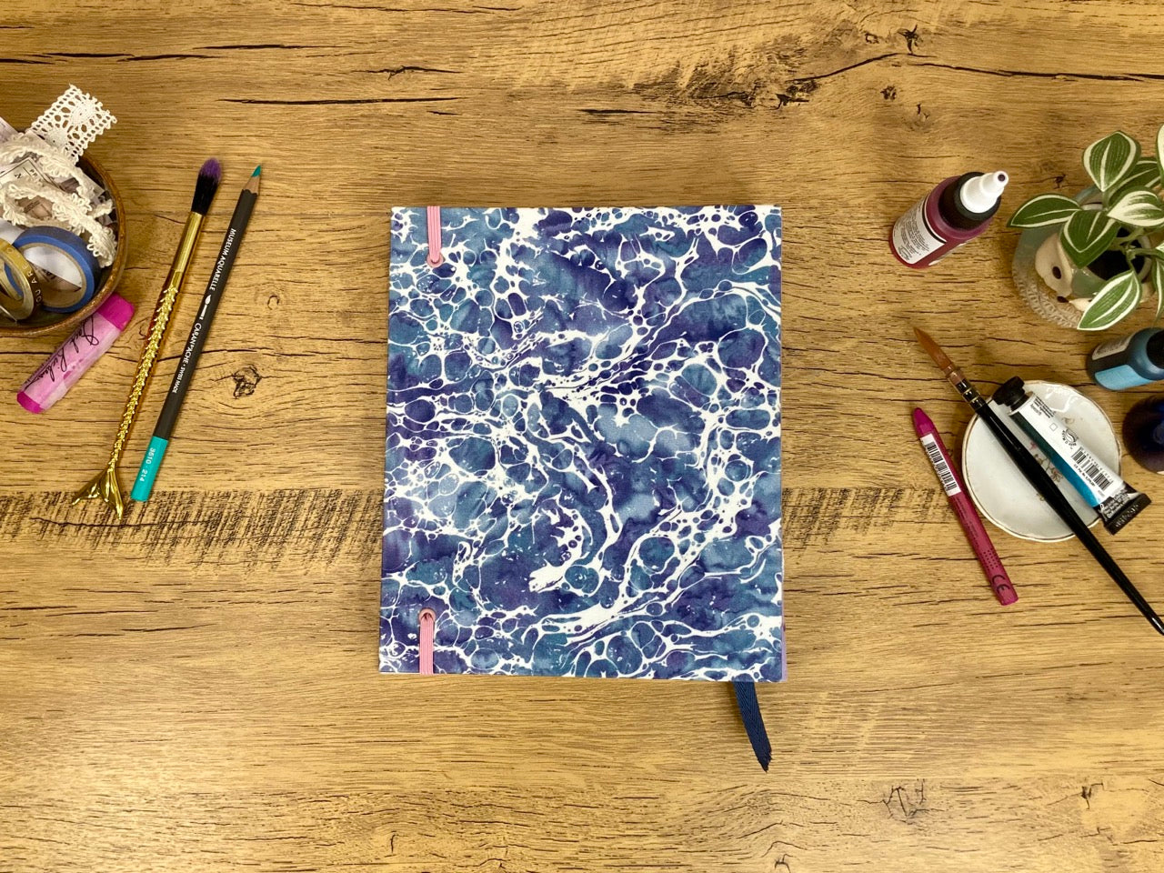 Medium, Mermaid, Watercolor Journal