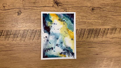 Nebula Field, Original Mixed-Media Abstract Painting